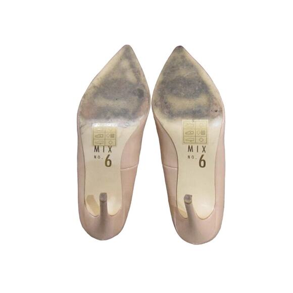Mix No. 6 Cream Patent Leather Heels Sz 8 - Picture 8 of 10